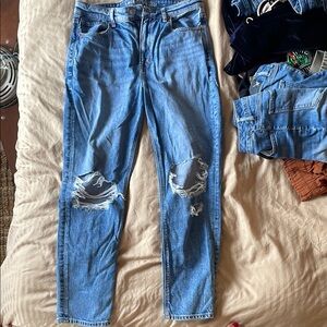 Blue Distressed Jeans